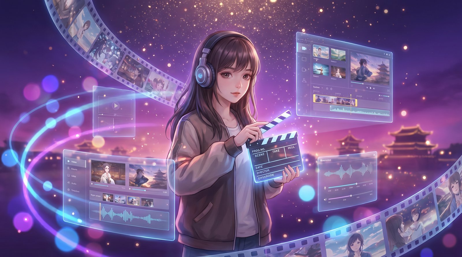 寸止挑战原创动漫剪辑场景